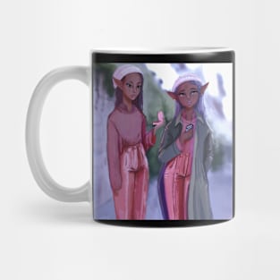 Elves in Paris Mug